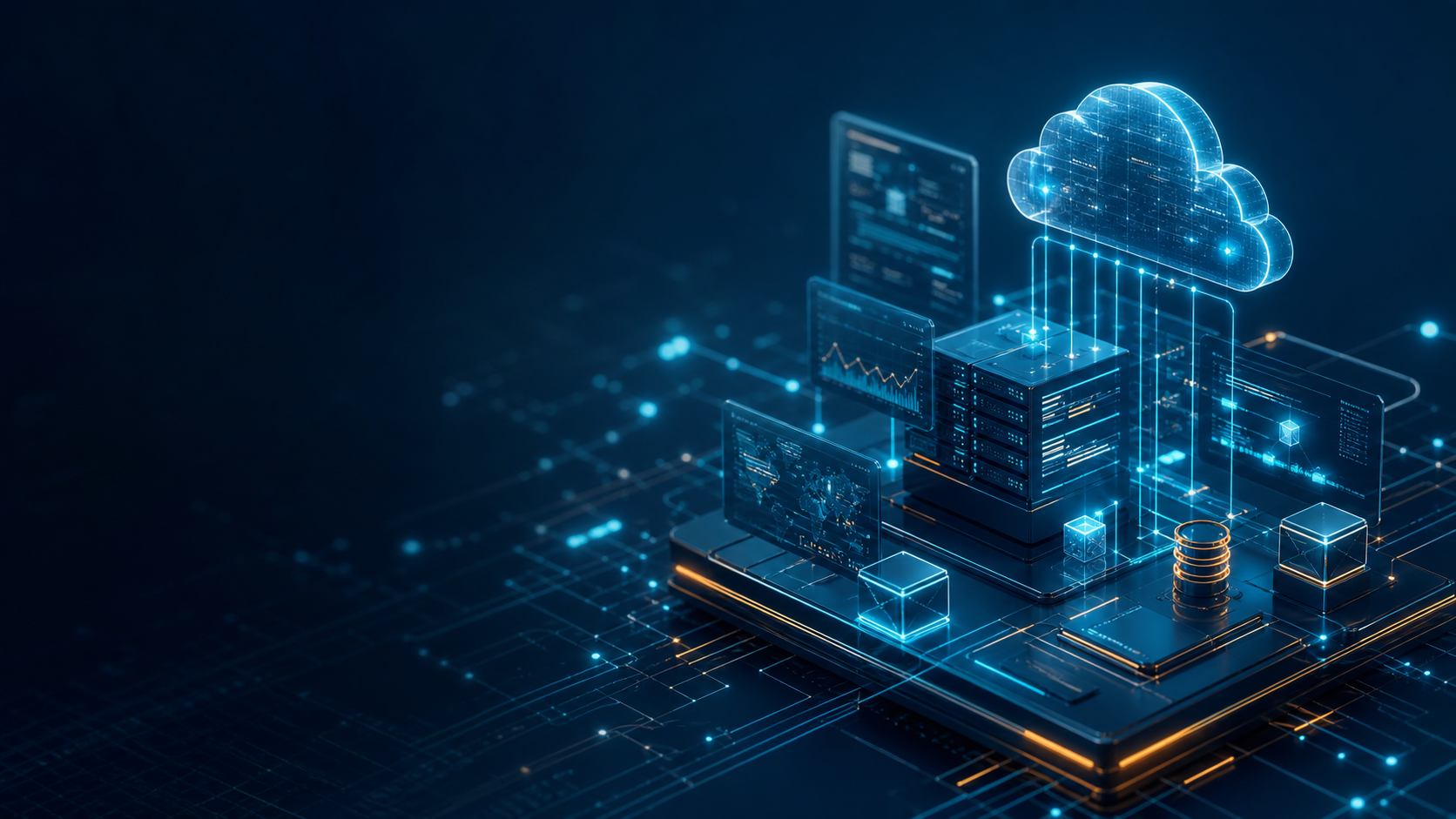 Abstract cloud software and network infrastructure